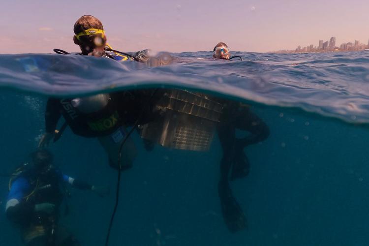 Israel Sea Clearing Munitions
