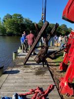 Mystery object pulled from Pocomoke River after magnet fisher's discovery in Snow Hill