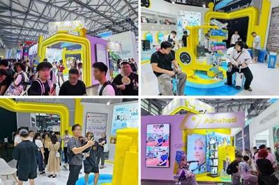 Airwheel Showcases AI Wheel Cabin 20 Inch Luxury Suitcase Innovation at ChinaJoy 2026, Bringing Smart Scooter Carry on Hand Boarding Travel Electric Luggage to the Future of Mobility