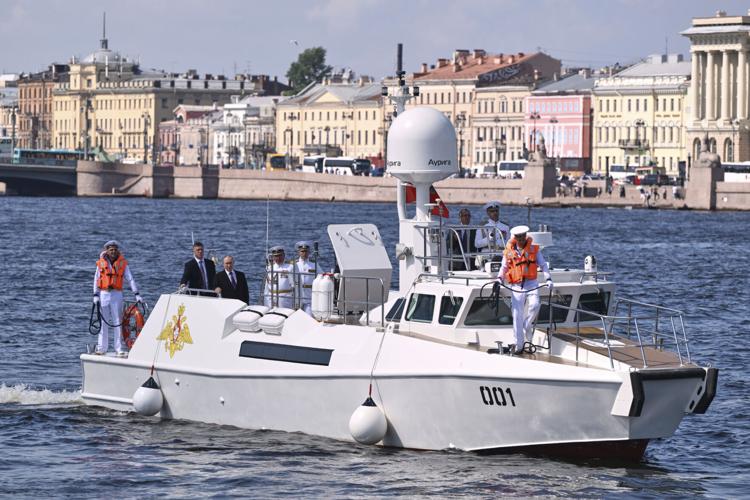 Russia Putin Navy Day