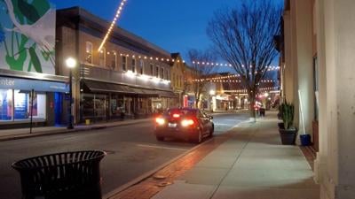 Downtown Cambridge at Night