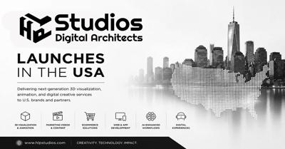 HLP Studios Announces U.S. Expansion to Deliver Next-Generation 3D Visualization, Animation & Digital Creative Services