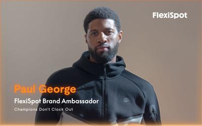NBA All-Star Paul George Joins FlexiSpot as Brand Partner to Champion Movement, Balance, and Everyday Performance