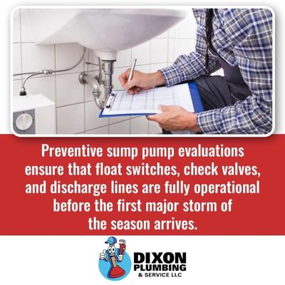 Dixon Plumbing and Service Announces Expanded Sump Pump Protection And Support