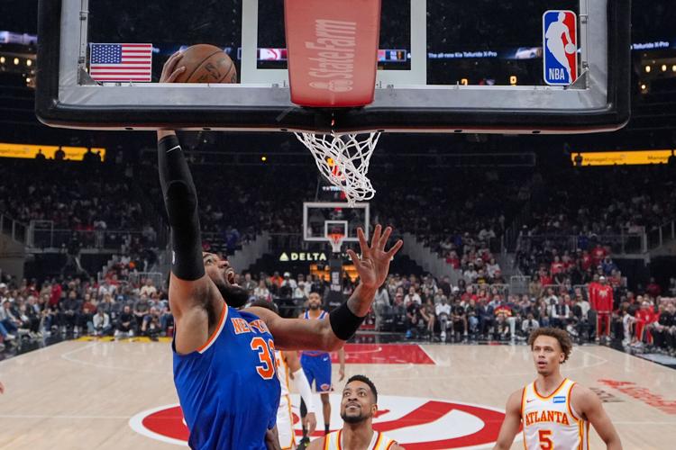 APTOPIX Knicks Hawks Basketball