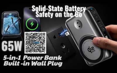 The Cost of a Power Bank Fire Could Be More Than Just One Damaged Device: Meenova SolidPower Semi-Solid Battery Power Banks Launch on Kickstarter