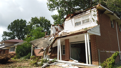 Cleanup Continues After Major Damage from Tornado in Dover, Kent County