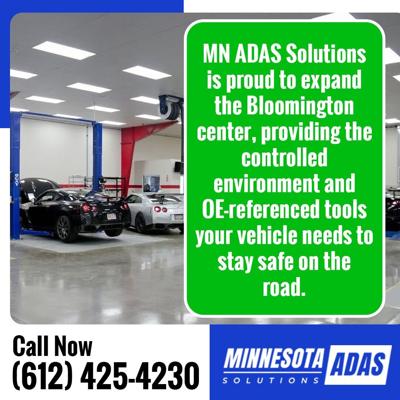 Minnesota ADAS Solutions Expands Operations for Vehicle Safety Calibration