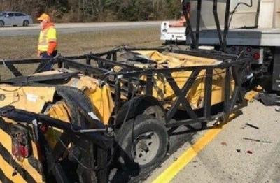 Distracted Driver Causes Work Zone Crash in Smyrna