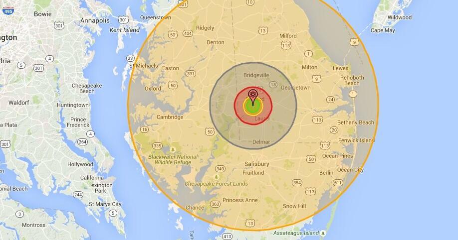 Nukemap Classic On 70th Anniversary of Hiroshima, NukeMap Illustrates the World’s ...