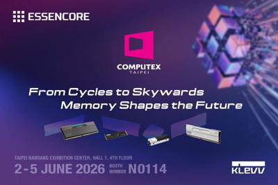 ESSENCORE AND KLEVV TO SHOWCASE NEXT-GENERATION MEMORY AND STORAGE SOLUTIONS AT COMPUTEX TAIPEI 2026