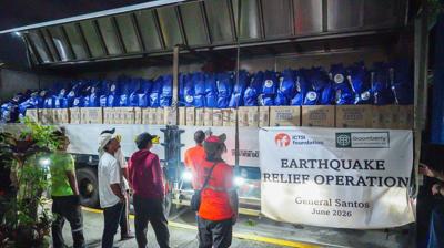 Razon Firms Aid Quake-Hit GenSan, Sarangani