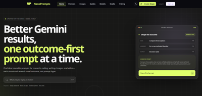 NanoPrompts Launches Library of Ready-to-Use Prompts for Google Gemini
