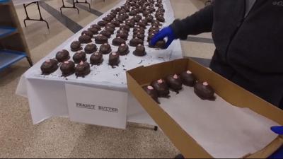 Travels With Charlie: Chocolate Easter Eggs from Laurel Vol. Fire Dept.