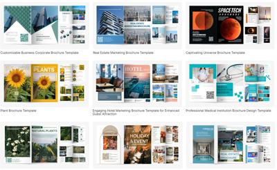 FlipHTML5 Expands Its Library of Brochure Templates with a New 4-Page Design