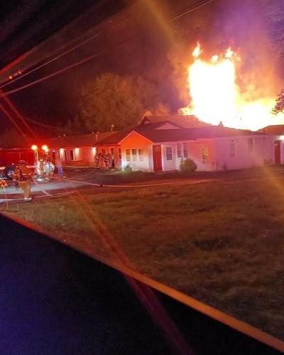 Large Delmar Building Fire #2