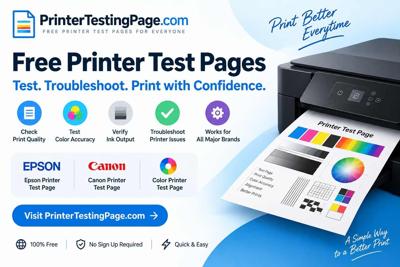 PrinterTestingPage.com Expands Free Printer Test Pages for Easy Print Quality Testing