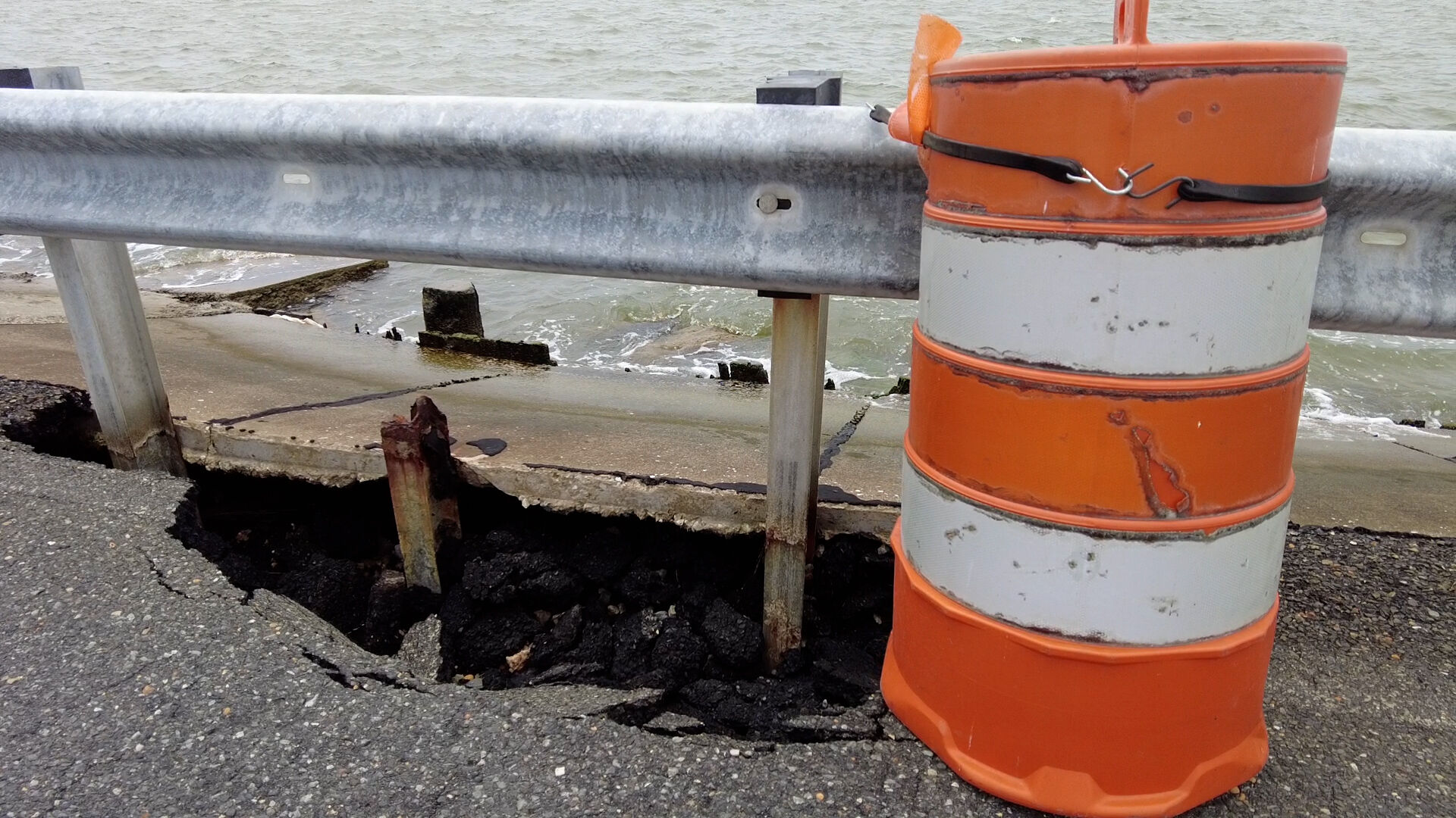 Concerns Grow Over Sinkholes on Hoopers Island Causeway | Latest