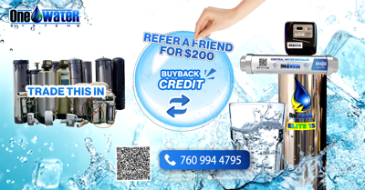 One Water Systems Introduces Referral Program and Old System Buyback for Homeowners Upgrading Water Treatment