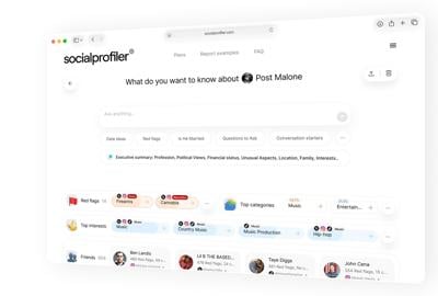 Socialprofiler Launches AI Chat to Ask Anything About Social Media Background Check Report