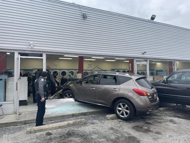 Crash Temporarily Closes Sudsbury Laundromat