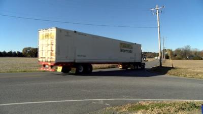 18-Wheeler Driving on Black Dog Alley Road