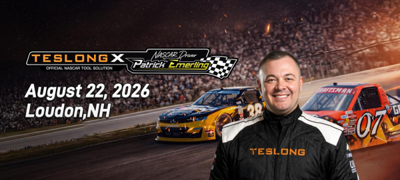 Teslong Heads to NASCAR's Magic Mile with Patrick Emerling and Heavy-Duty Tire Inflation Power
