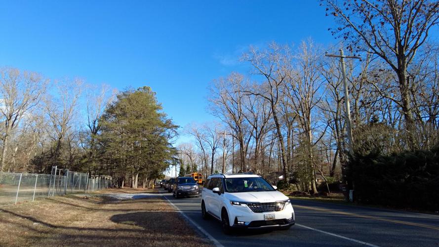 Cars on Foskey Ln.