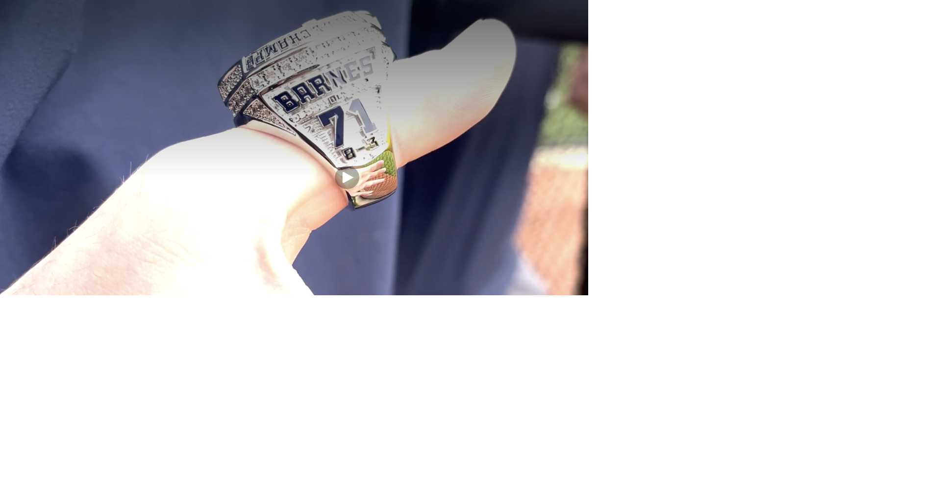 Football players receive rings from Extra Point Bowl | Titantown Sports ...