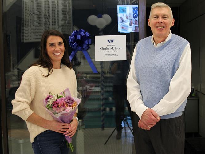 Natatorium pool deck dedicated to Gene and Barb Nicholson | Titantown ...