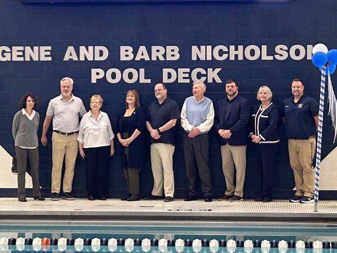 Natatorium pool deck dedicated to Gene and Barb Nicholson | Titantown ...