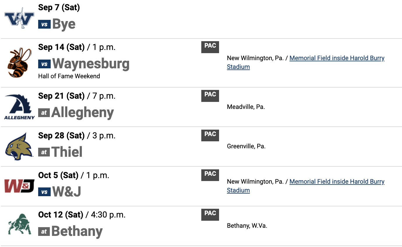 2024 Titan Football Schedule | Titantown Sports | Wcn247.com