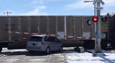 No One Hurt in Train Versus Van Crash on Eldamain Road Friday ...
