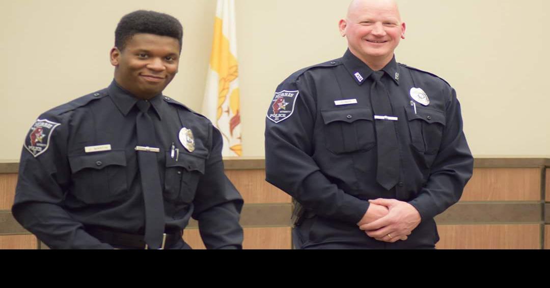 Morris Police Department Swears In Two New Officers Local News