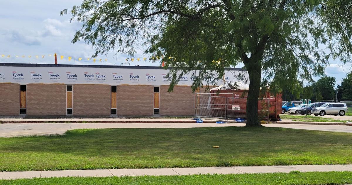 Construction Updates at Former Shabbona Middle School Building Local