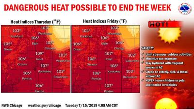 Excessive Heat Watch in Effect Thursday Through Saturday | Wspynews ...
