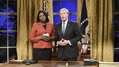 Ferrell spoofs George W. Bush on 'SNL,' pokes fun at Trump: 'Donny Q. Trump came in and suddenly I'm looking pretty sweet by comparison'