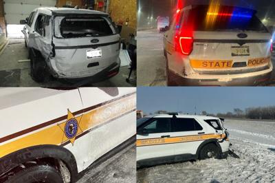 Multiple Illinois State Police Squad Cars Struck On Interstates Across ...