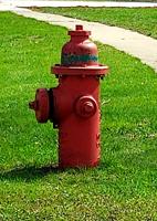 Minooka Water Department Flushing Fire Hydrants
