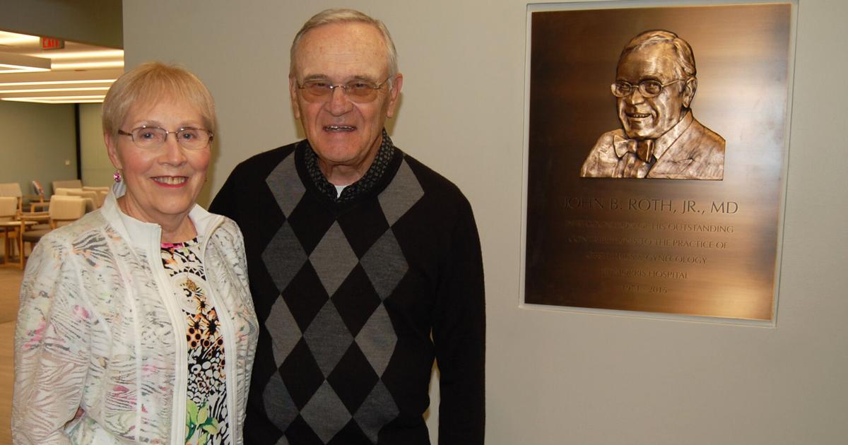 Morris Hospital Unveils Bust Honoring Dr. John Roth, Jr. | Local News ...