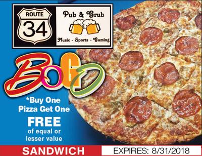 Sandwich's Route 34 Pub & Grub Featured on WSPYCoupons.com ...