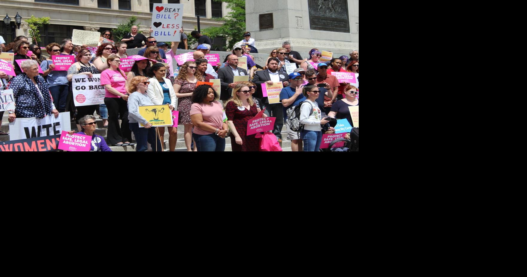 VIDEO | 'Our bodies, our choice': abortion rights supporters rally on ...
