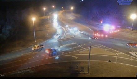 Crash has traffic stopped below Summit Bridge