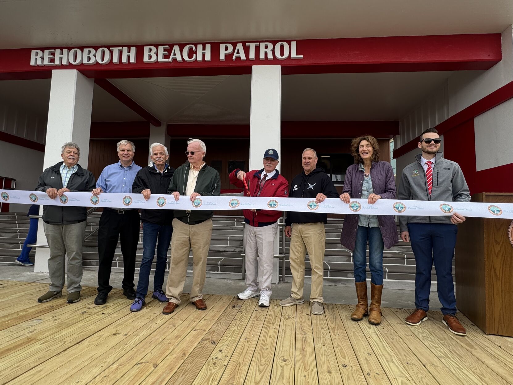 Rehoboth Beach Patrol ribbon cutting