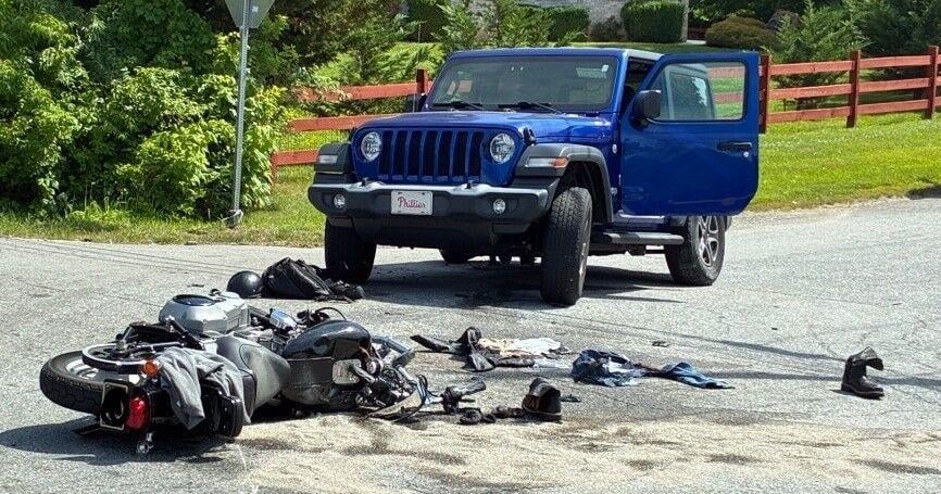 Motorcyclist seriously hurt in Newark area crash