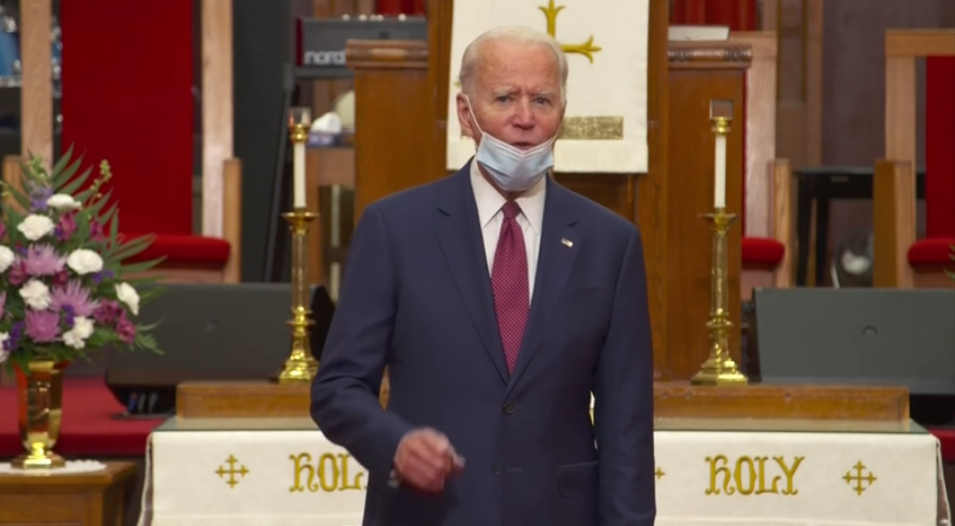 Joe Biden Vows To Address Institutional Racism In Remarks At Wilmington Church After Violent Weekend The Latest From Wdel News Wdel Com