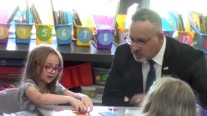 VIDEO | U.S. Education Secretary announces more funding for school safety and wellness during visit to Delaware