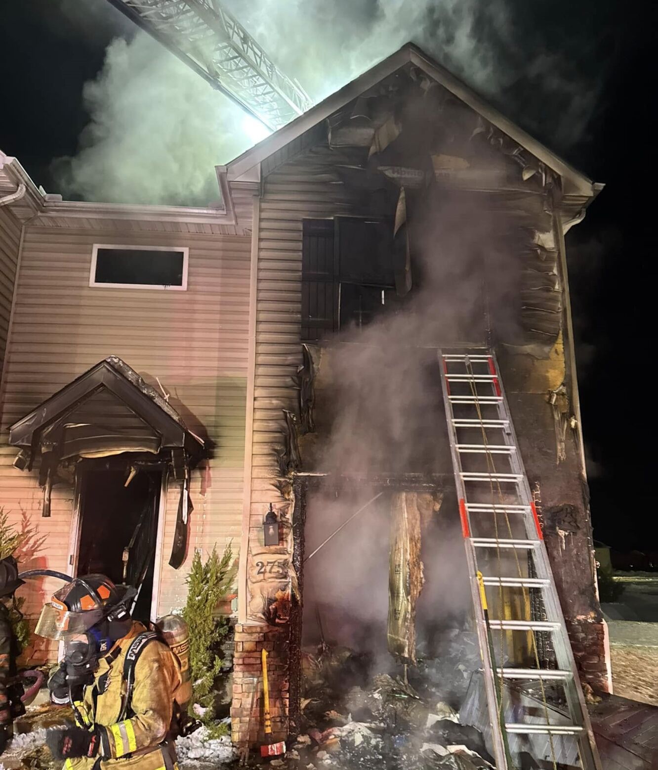 Teenage fire victim dies
