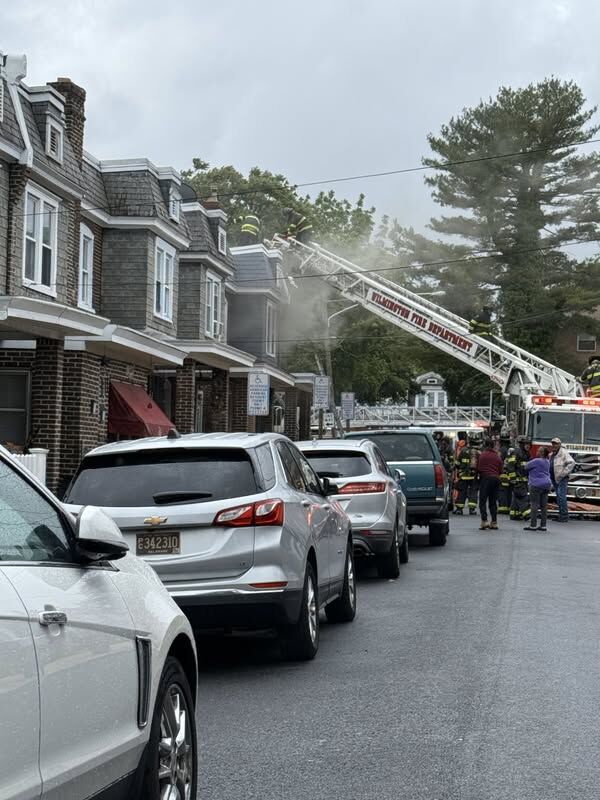 One rescued in Wilmington row home fire