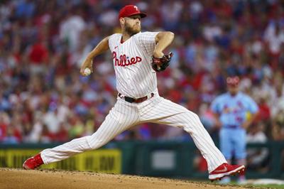 Phillies' Zack Wheeler named to 1st N.L. all-star team; J.T.